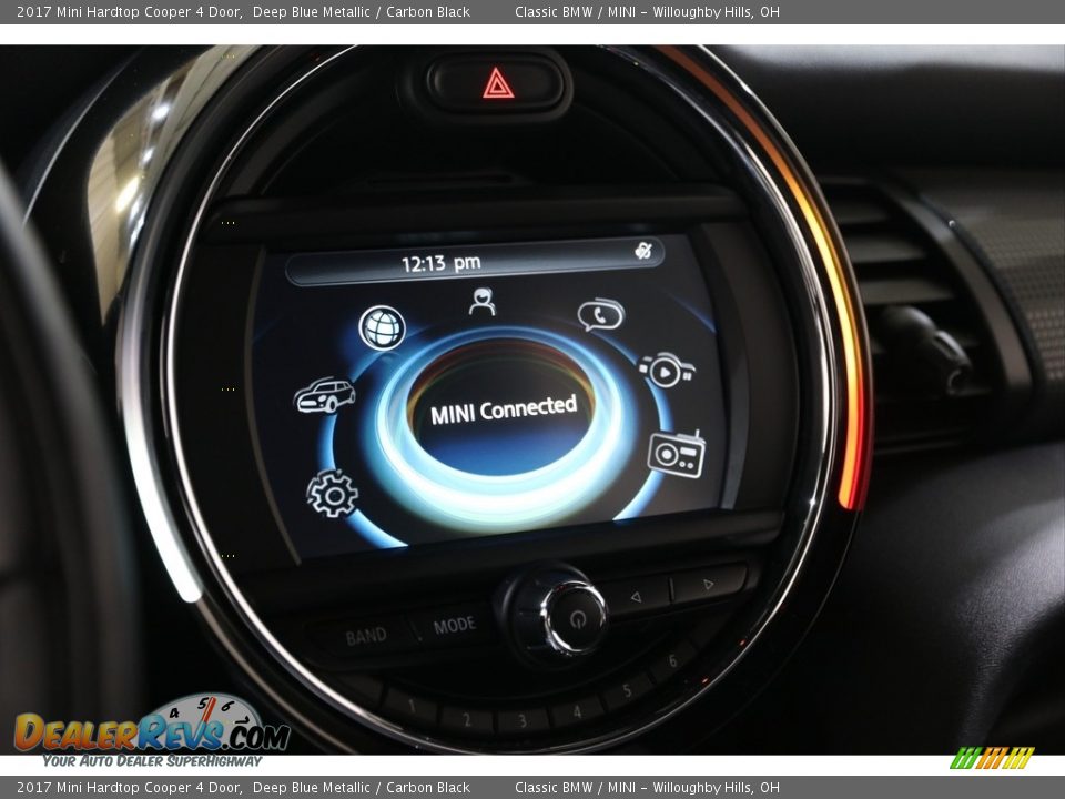 2017 Mini Hardtop Cooper 4 Door Deep Blue Metallic / Carbon Black Photo #17