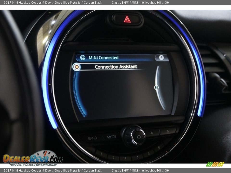 2017 Mini Hardtop Cooper 4 Door Deep Blue Metallic / Carbon Black Photo #18