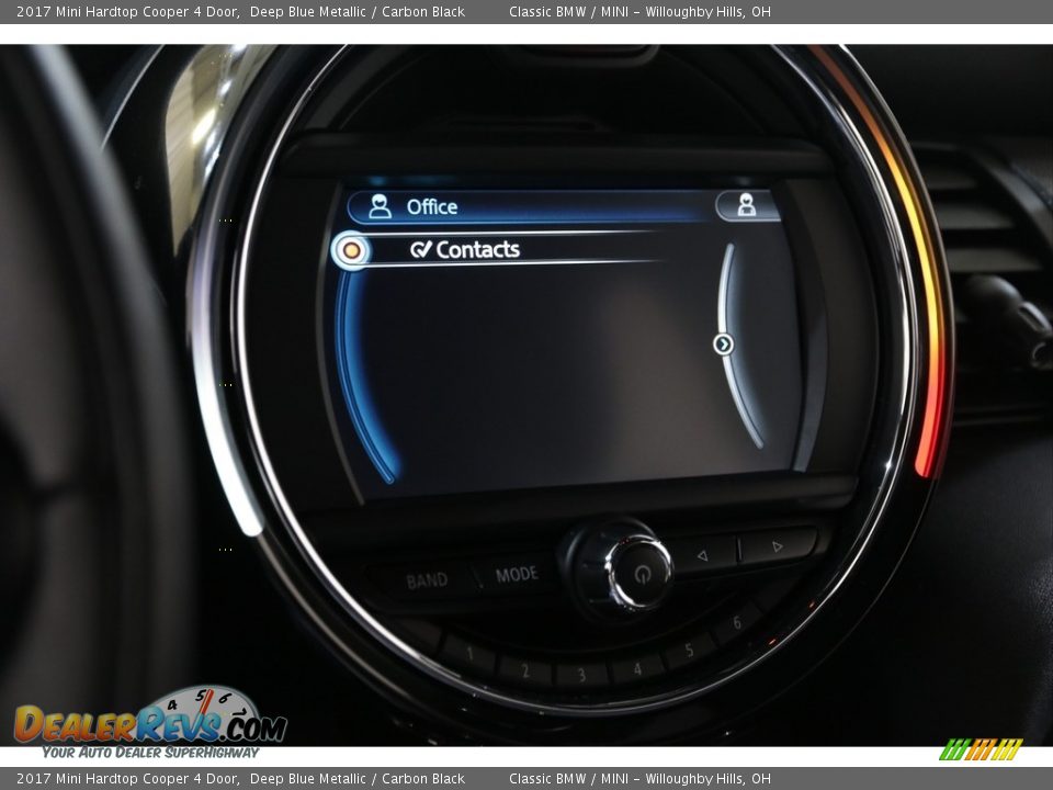 2017 Mini Hardtop Cooper 4 Door Deep Blue Metallic / Carbon Black Photo #20