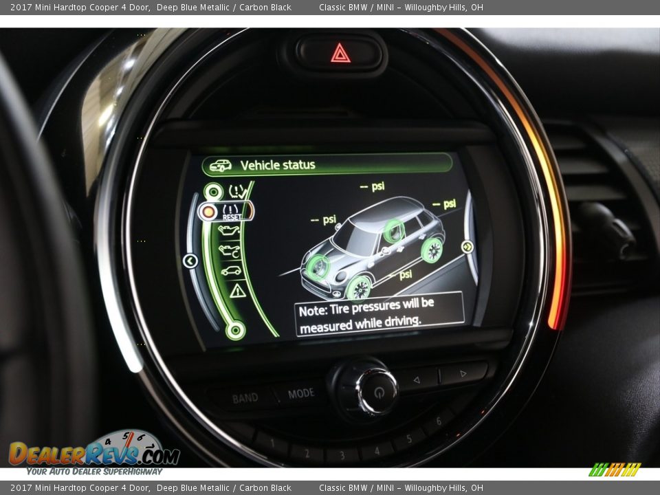 2017 Mini Hardtop Cooper 4 Door Deep Blue Metallic / Carbon Black Photo #23