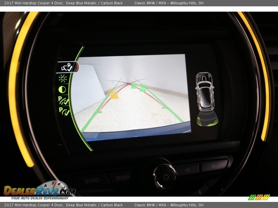 2017 Mini Hardtop Cooper 4 Door Deep Blue Metallic / Carbon Black Photo #24