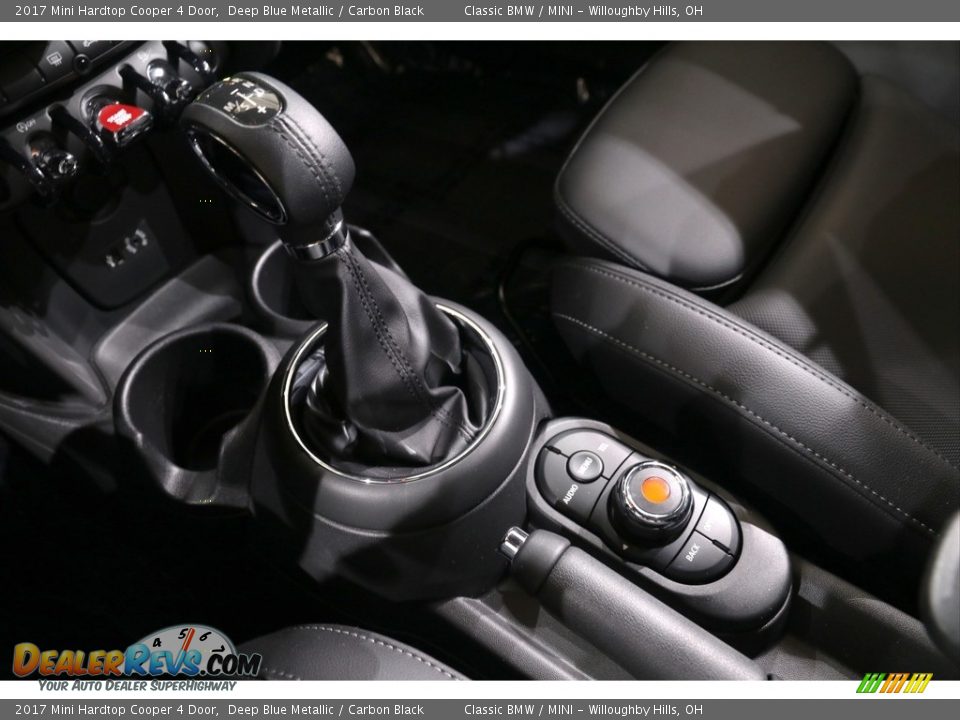 2017 Mini Hardtop Cooper 4 Door Deep Blue Metallic / Carbon Black Photo #26