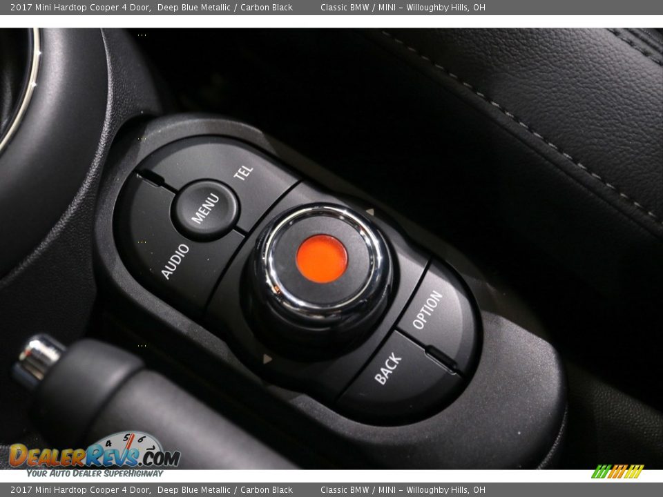 2017 Mini Hardtop Cooper 4 Door Deep Blue Metallic / Carbon Black Photo #27