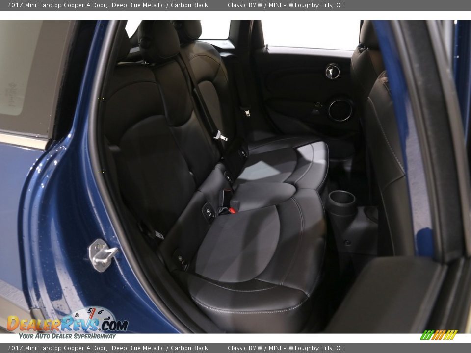 2017 Mini Hardtop Cooper 4 Door Deep Blue Metallic / Carbon Black Photo #29