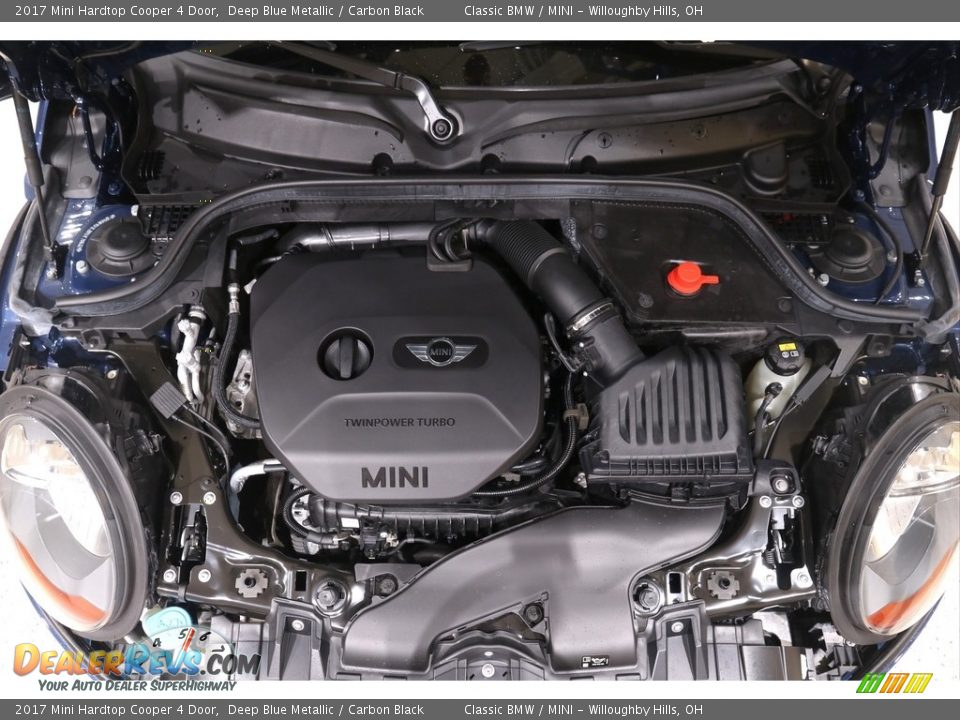 2017 Mini Hardtop Cooper 4 Door Deep Blue Metallic / Carbon Black Photo #32
