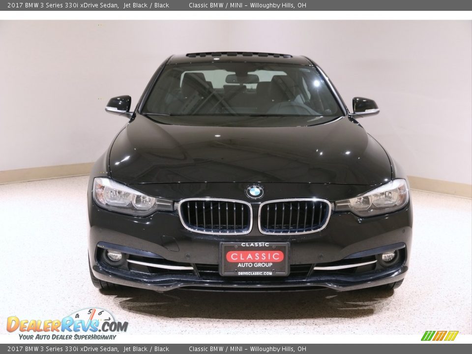 2017 BMW 3 Series 330i xDrive Sedan Jet Black / Black Photo #2