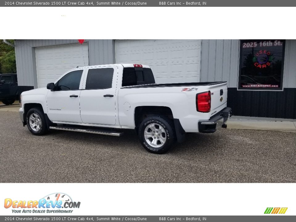 2014 Chevrolet Silverado 1500 LT Crew Cab 4x4 Summit White / Cocoa/Dune Photo #3