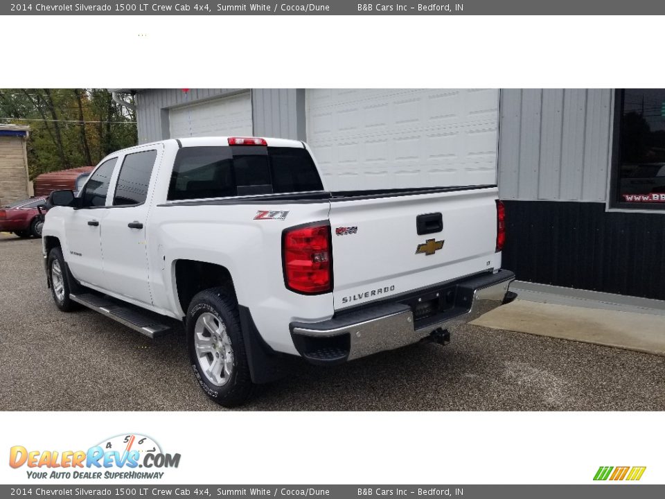2014 Chevrolet Silverado 1500 LT Crew Cab 4x4 Summit White / Cocoa/Dune Photo #4