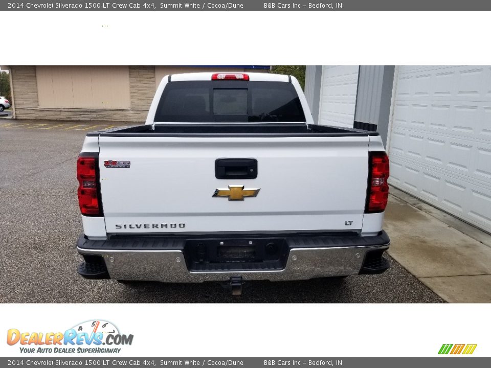 2014 Chevrolet Silverado 1500 LT Crew Cab 4x4 Summit White / Cocoa/Dune Photo #5