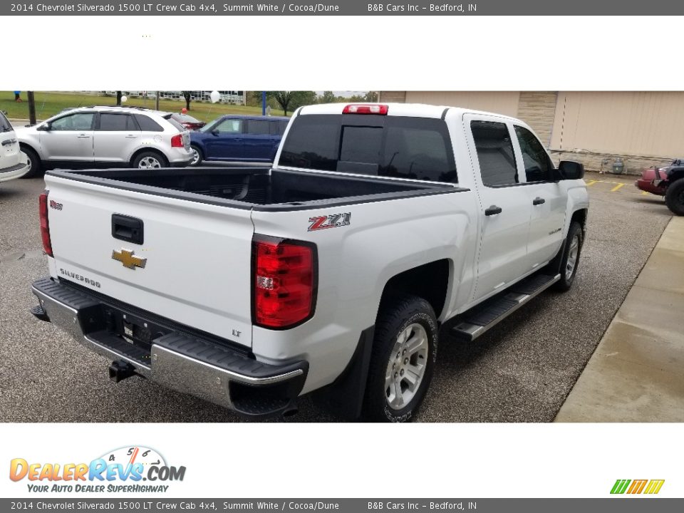 2014 Chevrolet Silverado 1500 LT Crew Cab 4x4 Summit White / Cocoa/Dune Photo #6