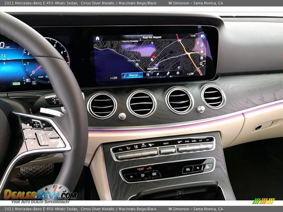 Navigation of 2021 Mercedes-Benz E 450 4Matic Sedan Photo #6