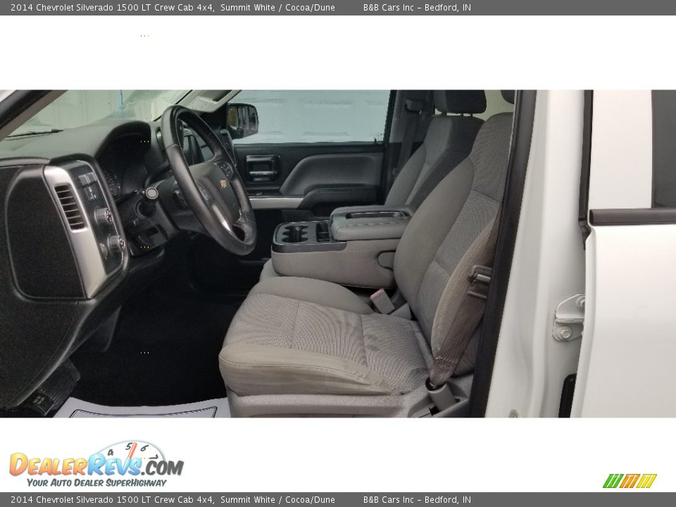 2014 Chevrolet Silverado 1500 LT Crew Cab 4x4 Summit White / Cocoa/Dune Photo #9