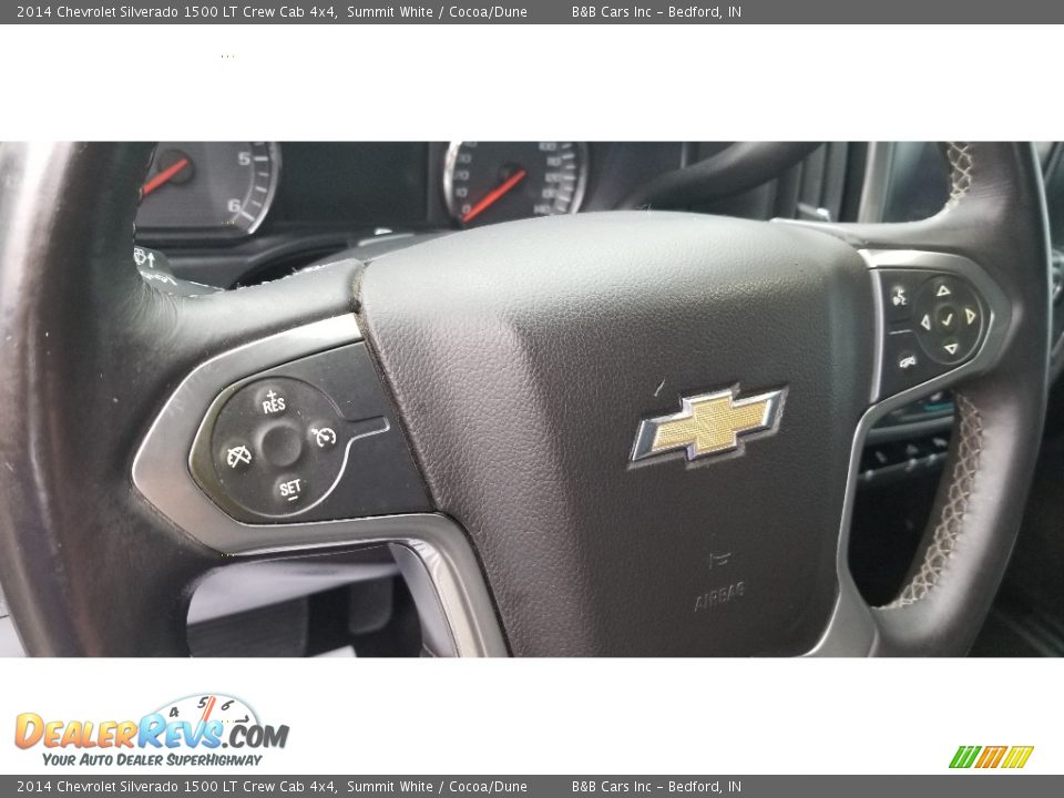 2014 Chevrolet Silverado 1500 LT Crew Cab 4x4 Summit White / Cocoa/Dune Photo #11