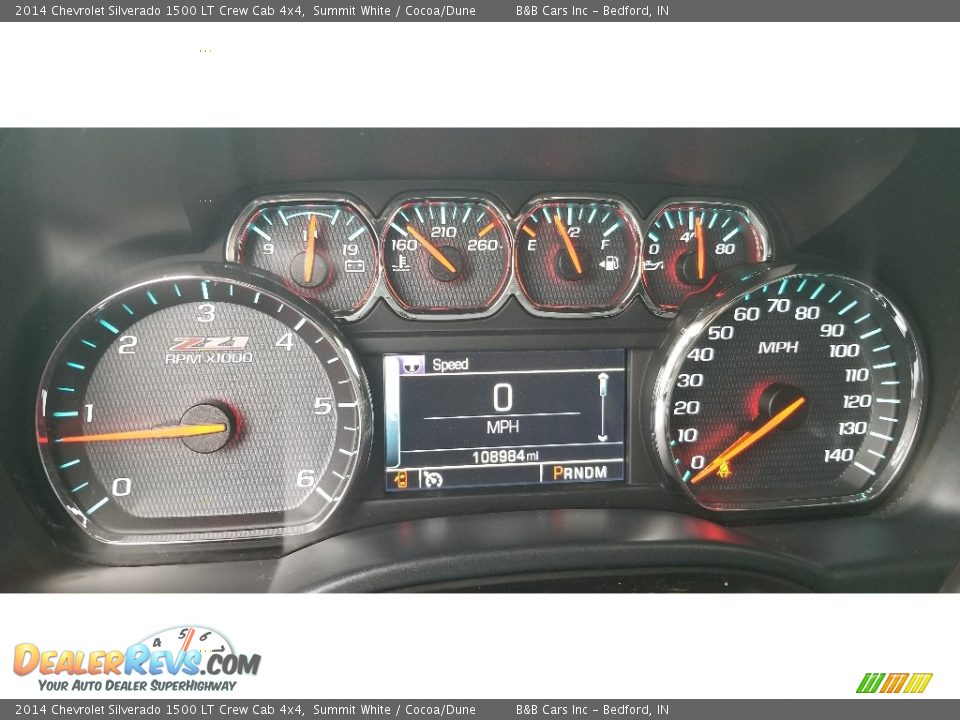 2014 Chevrolet Silverado 1500 LT Crew Cab 4x4 Summit White / Cocoa/Dune Photo #13