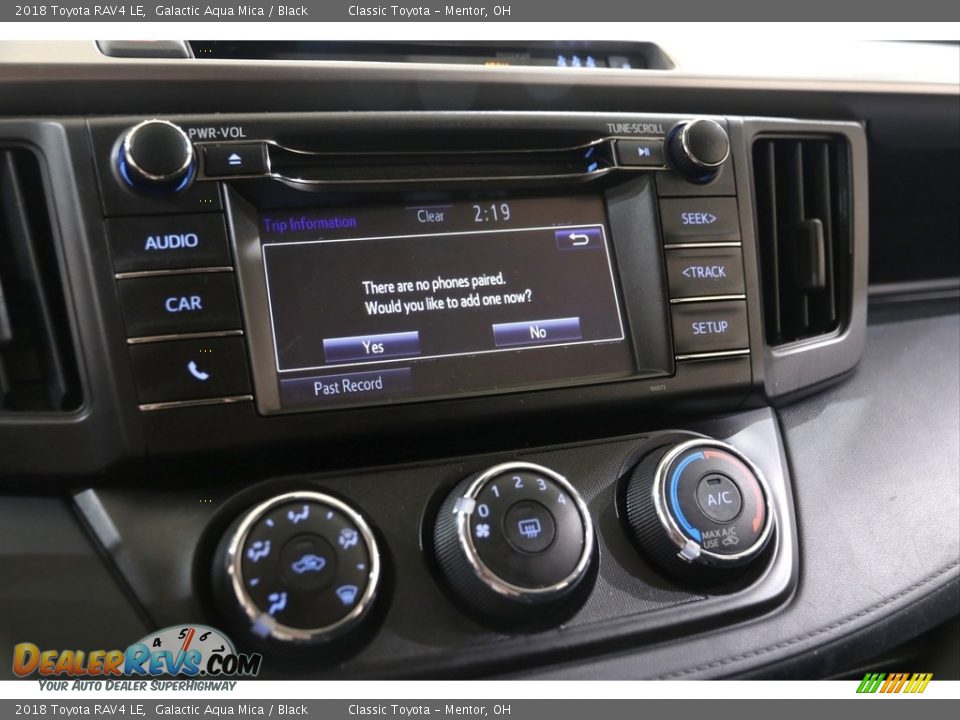 2018 Toyota RAV4 LE Galactic Aqua Mica / Black Photo #11