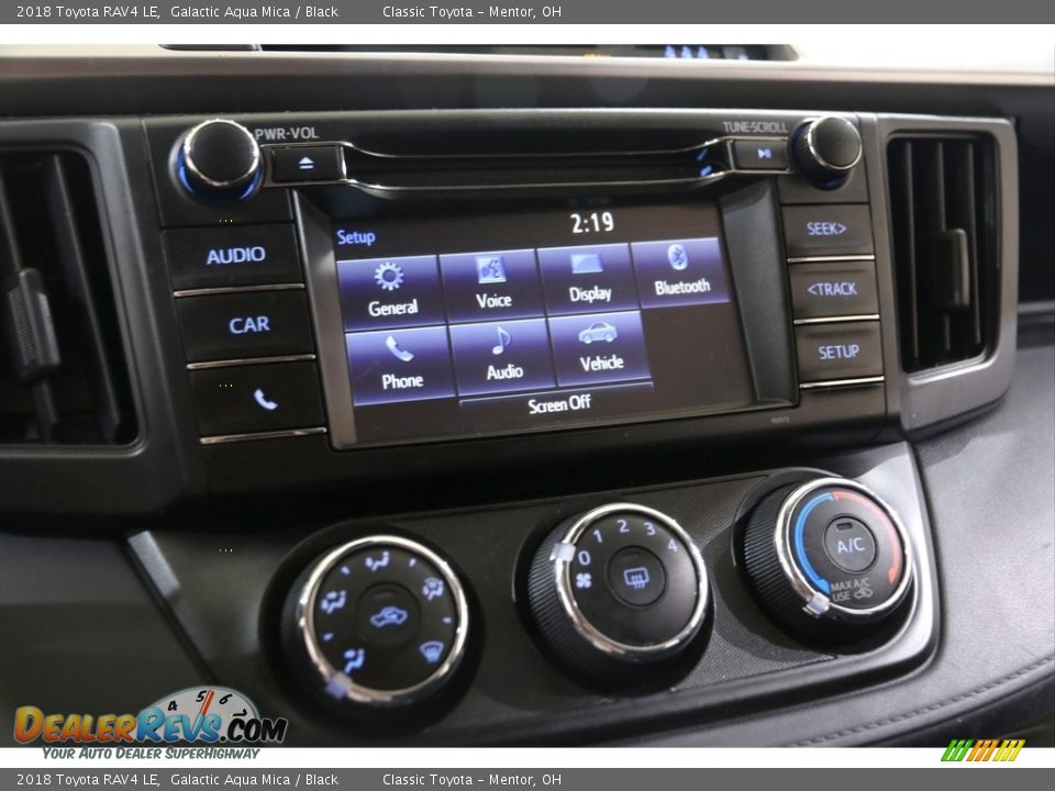 2018 Toyota RAV4 LE Galactic Aqua Mica / Black Photo #12