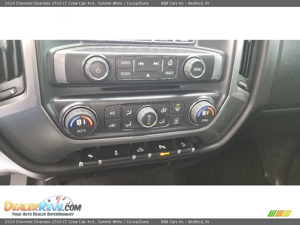 2014 Chevrolet Silverado 1500 LT Crew Cab 4x4 Summit White / Cocoa/Dune Photo #15