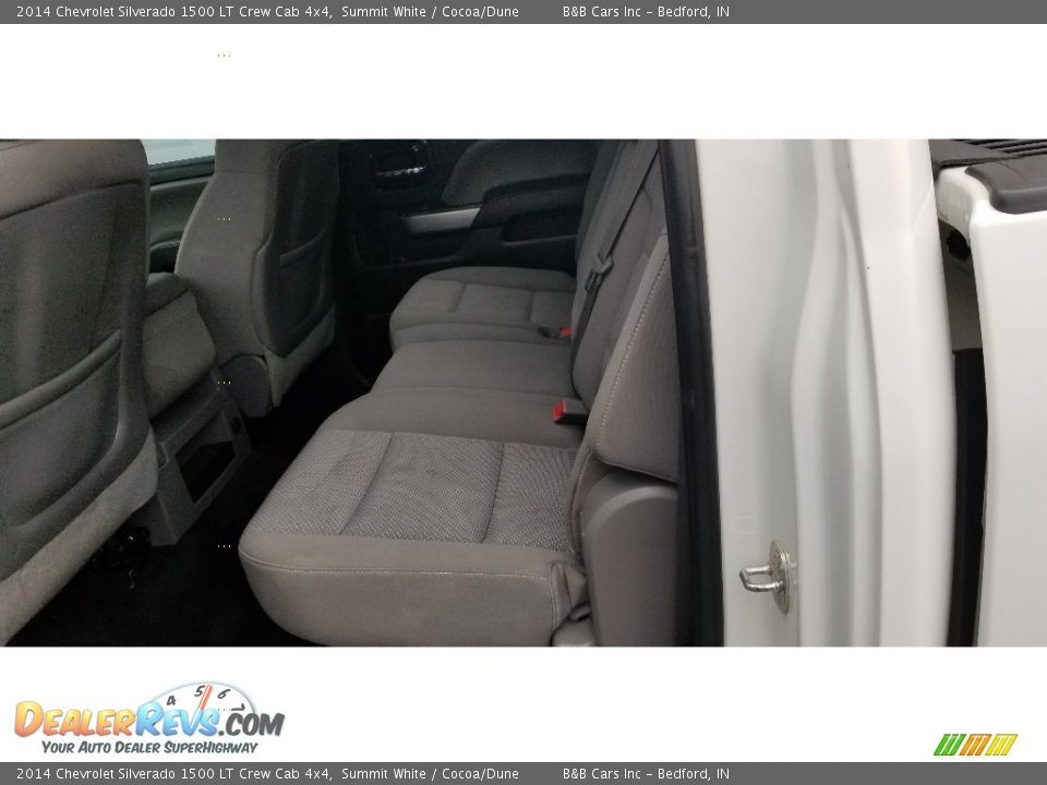 2014 Chevrolet Silverado 1500 LT Crew Cab 4x4 Summit White / Cocoa/Dune Photo #17