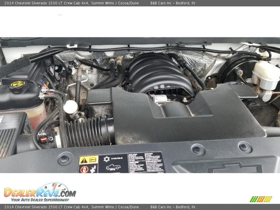 2014 Chevrolet Silverado 1500 LT Crew Cab 4x4 Summit White / Cocoa/Dune Photo #18