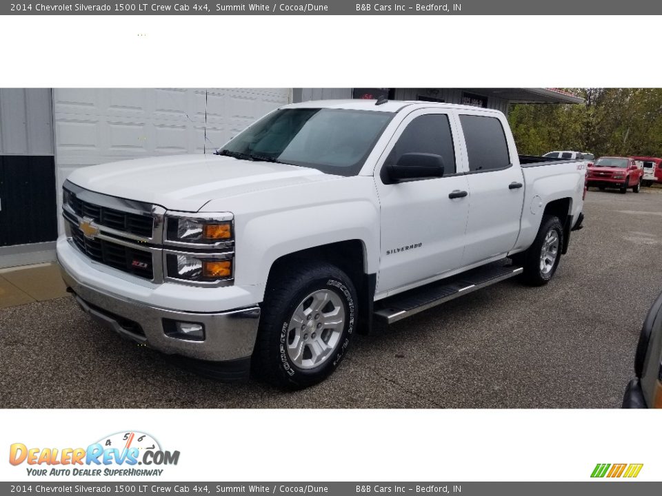 2014 Chevrolet Silverado 1500 LT Crew Cab 4x4 Summit White / Cocoa/Dune Photo #19
