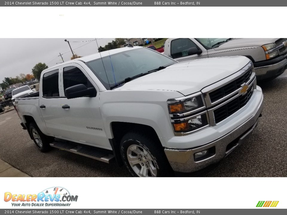 2014 Chevrolet Silverado 1500 LT Crew Cab 4x4 Summit White / Cocoa/Dune Photo #20