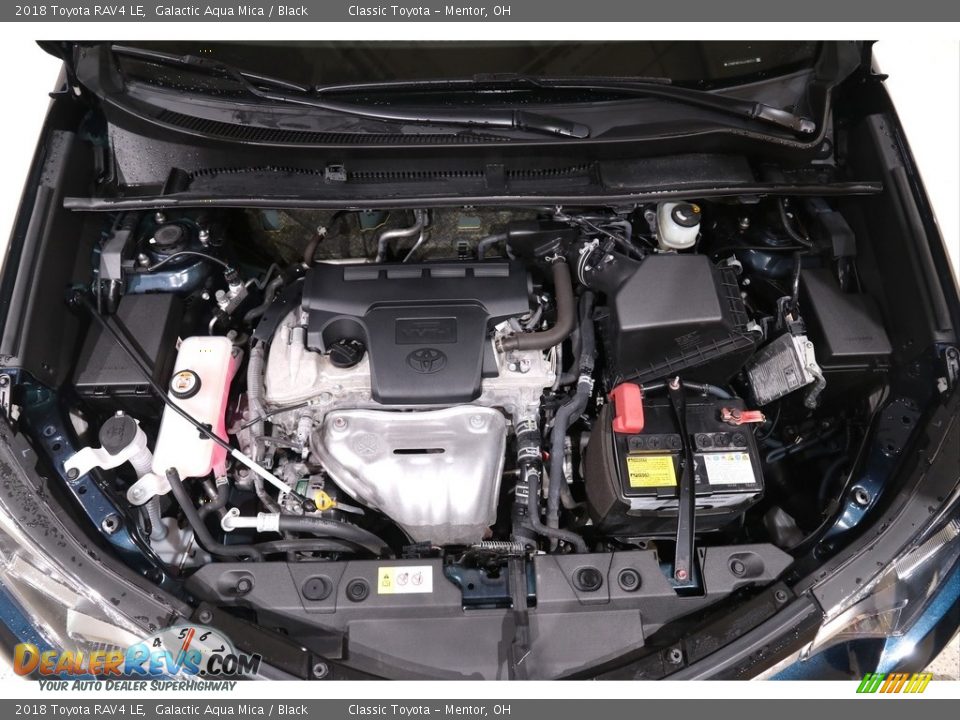 2018 Toyota RAV4 LE Galactic Aqua Mica / Black Photo #18