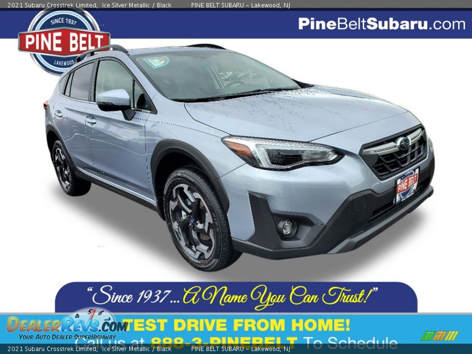 2021 Subaru Crosstrek Limited Ice Silver Metallic / Black Photo #1