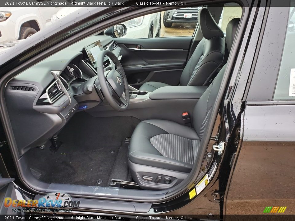 Black Interior - 2021 Toyota Camry SE Nightshade Photo #2