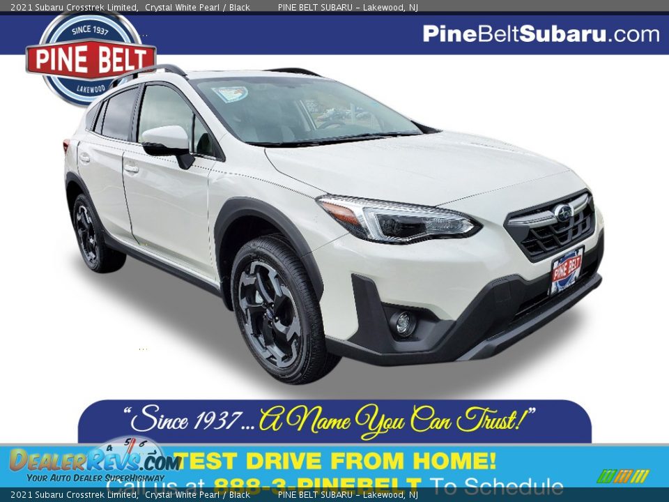2021 Subaru Crosstrek Limited Crystal White Pearl / Black Photo #1