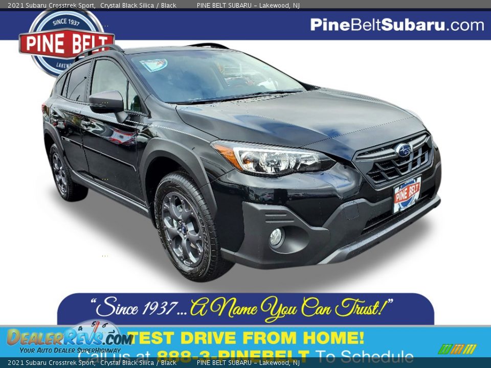 2021 Subaru Crosstrek Sport Crystal Black Silica / Black Photo #1