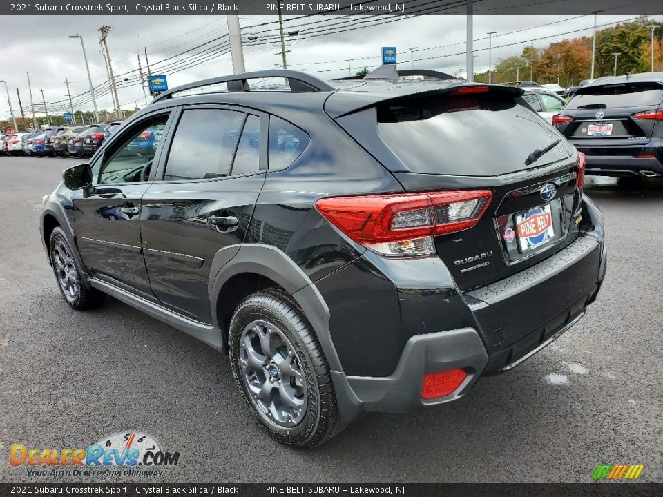 2021 Subaru Crosstrek Sport Crystal Black Silica / Black Photo #6