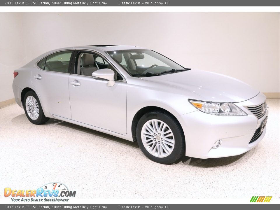 2015 Lexus ES 350 Sedan Silver Lining Metallic / Light Gray Photo #1