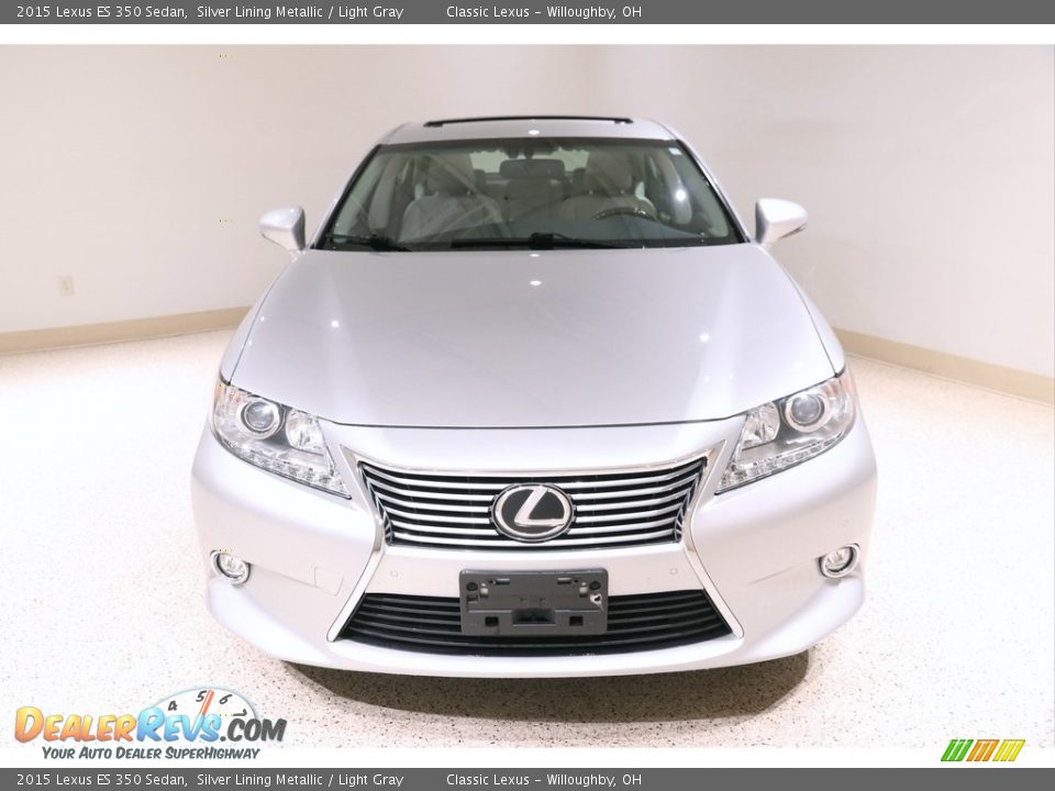 2015 Lexus ES 350 Sedan Silver Lining Metallic / Light Gray Photo #2