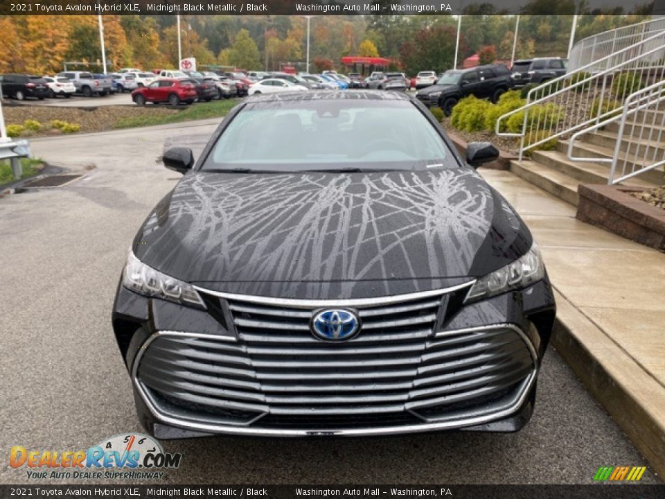 2021 Toyota Avalon Hybrid XLE Midnight Black Metallic / Black Photo #9