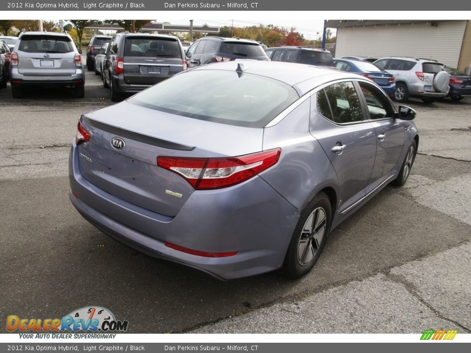 2012 Kia Optima Hybrid Light Graphite / Black Photo #5