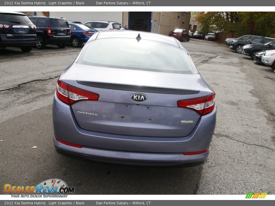 2012 Kia Optima Hybrid Light Graphite / Black Photo #6