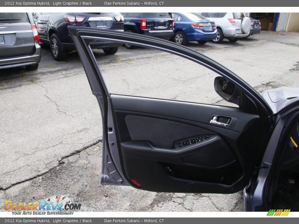 2012 Kia Optima Hybrid Light Graphite / Black Photo #9