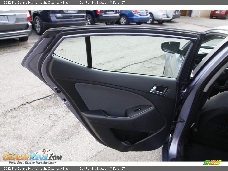 2012 Kia Optima Hybrid Light Graphite / Black Photo #11
