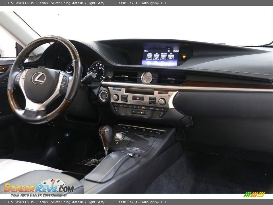 2015 Lexus ES 350 Sedan Silver Lining Metallic / Light Gray Photo #30