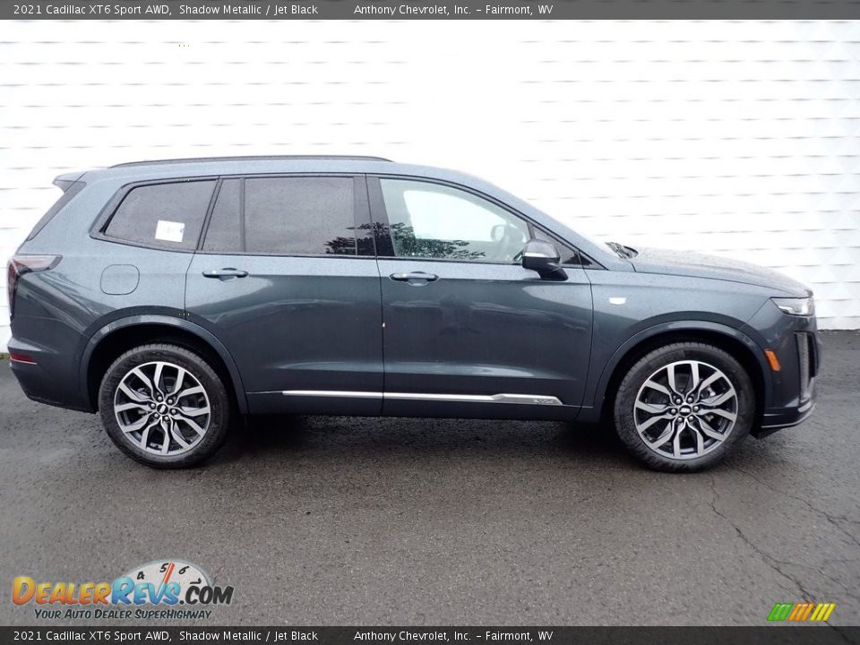 Shadow Metallic 2021 Cadillac XT6 Sport AWD Photo #3