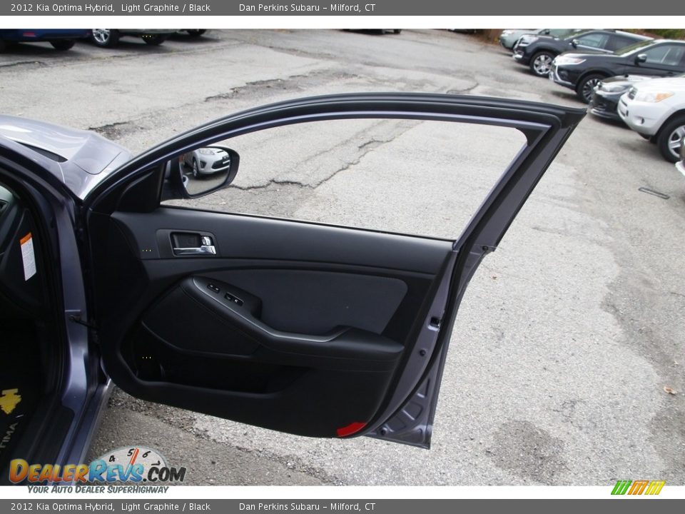 2012 Kia Optima Hybrid Light Graphite / Black Photo #16