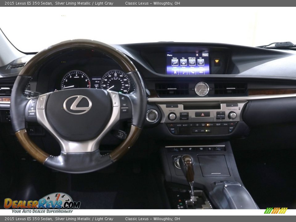 2015 Lexus ES 350 Sedan Silver Lining Metallic / Light Gray Photo #35