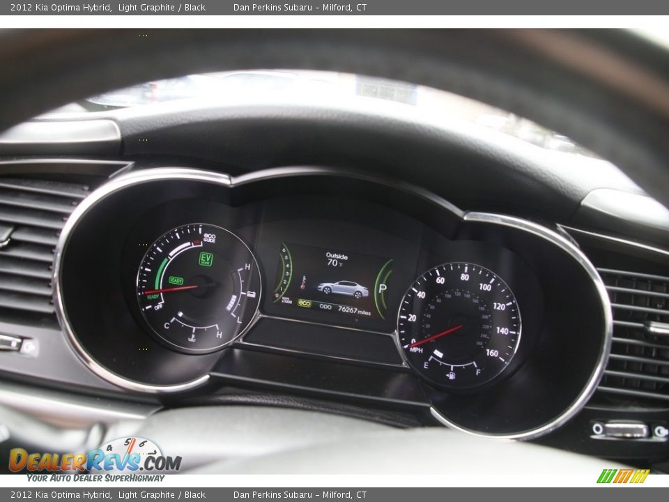 2012 Kia Optima Hybrid Light Graphite / Black Photo #17