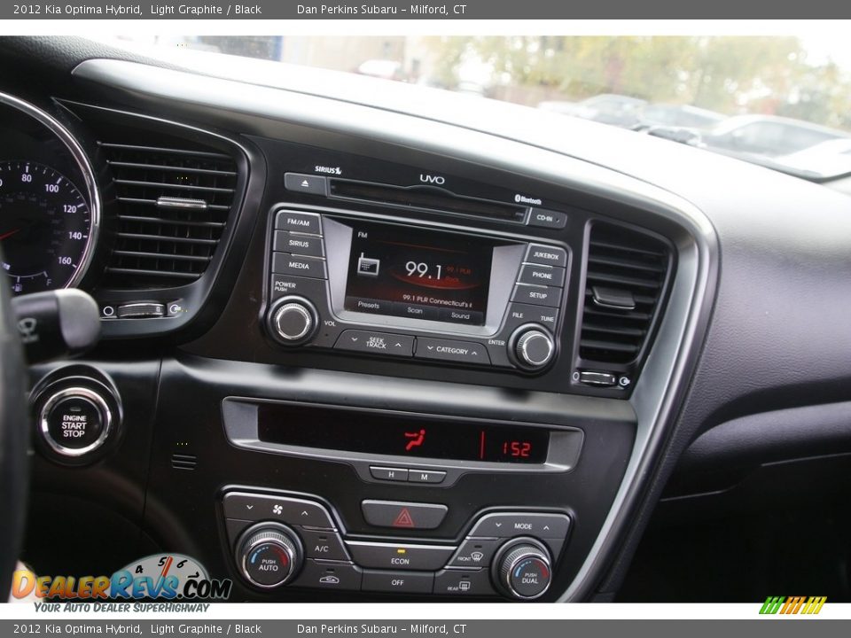 2012 Kia Optima Hybrid Light Graphite / Black Photo #18