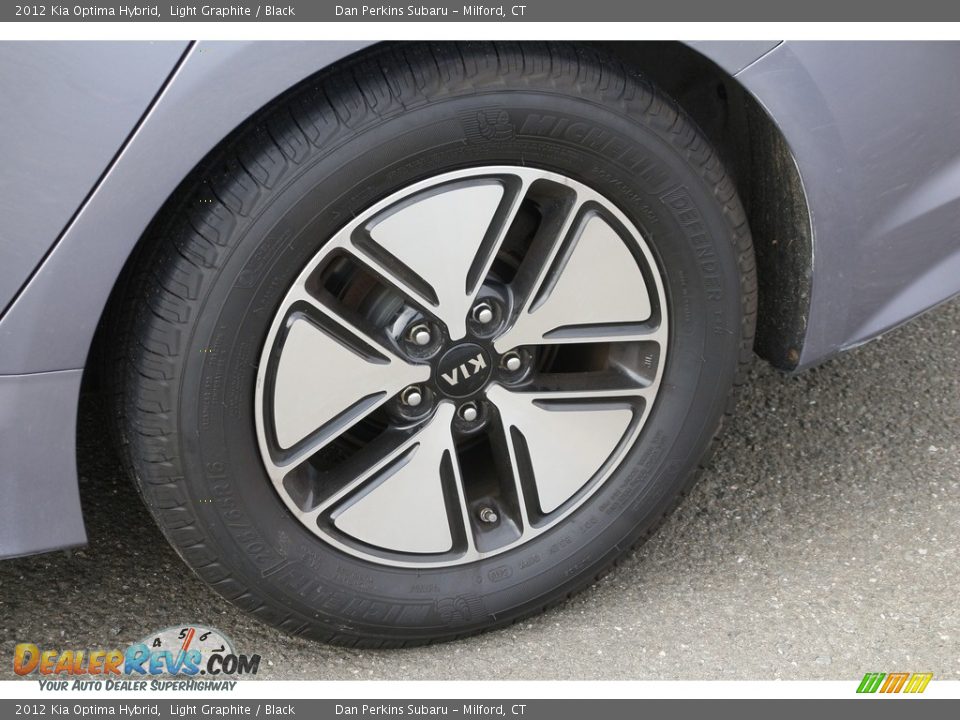 2012 Kia Optima Hybrid Light Graphite / Black Photo #21