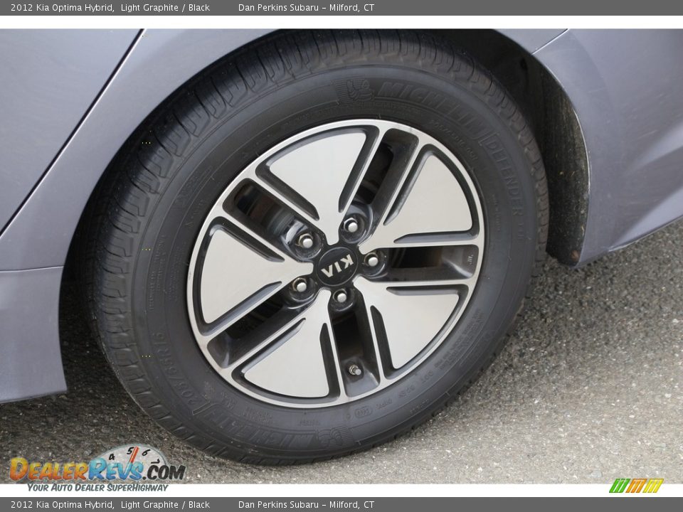 2012 Kia Optima Hybrid Light Graphite / Black Photo #22