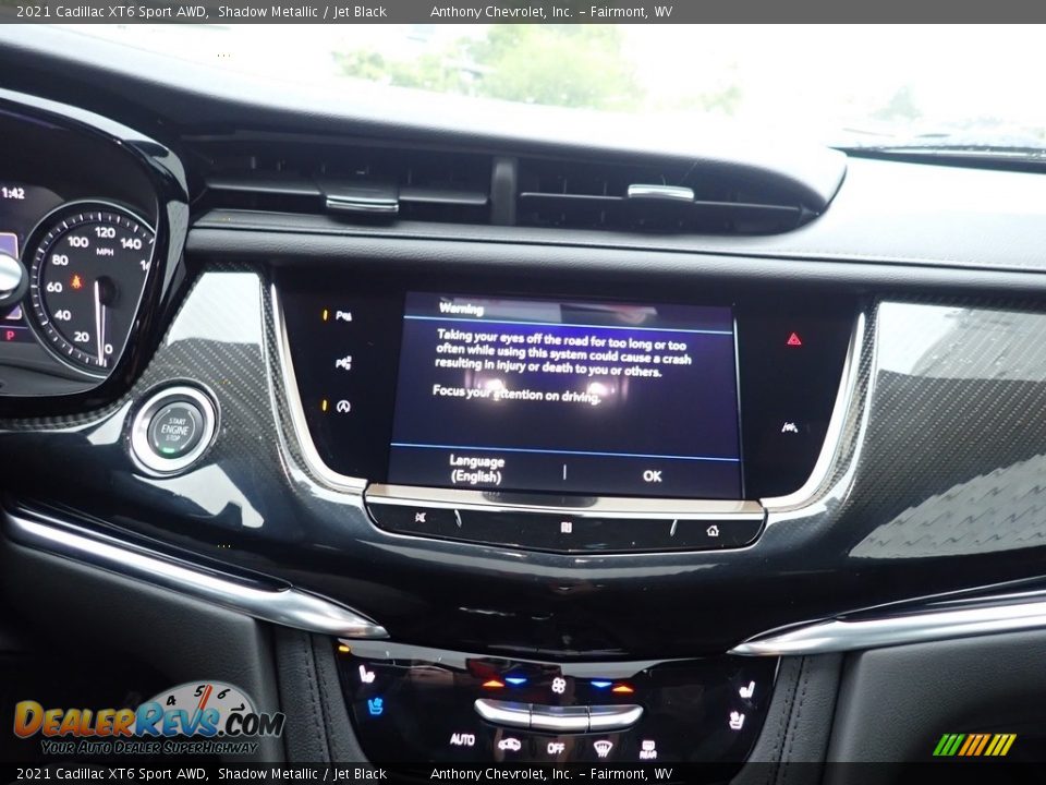 2021 Cadillac XT6 Sport AWD Shadow Metallic / Jet Black Photo #14