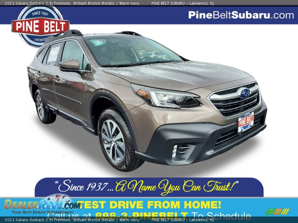 2021 Subaru Outback 2.5i Premium Brilliant Bronze Metallic / Warm Ivory Photo #1