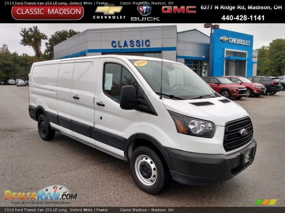 2019 Ford Transit Van 150 LR Long Oxford White / Pewter Photo #1