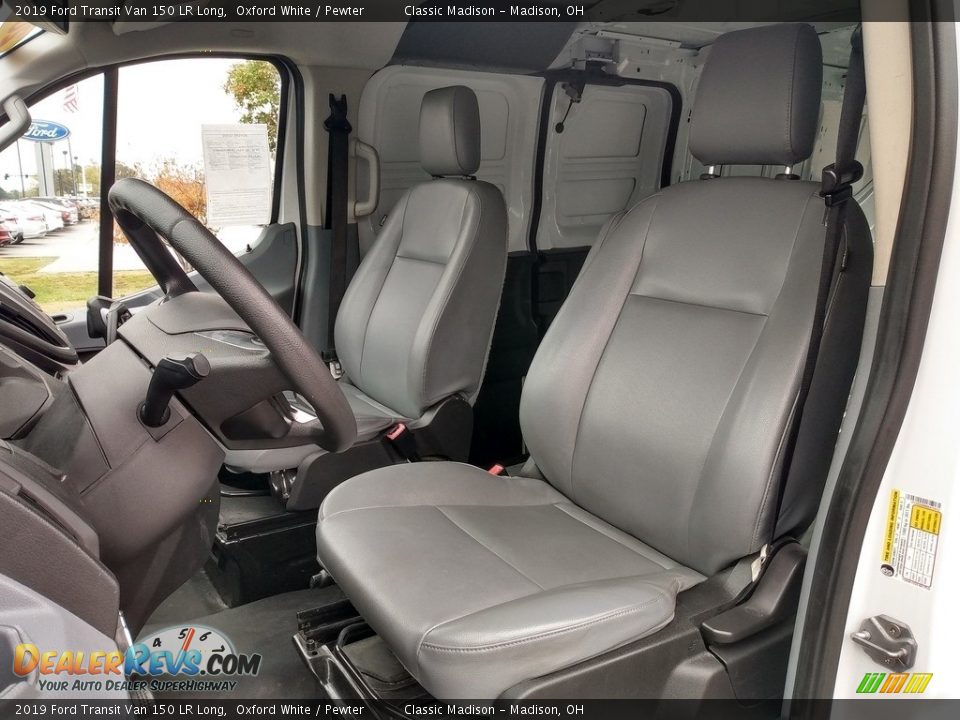 2019 Ford Transit Van 150 LR Long Oxford White / Pewter Photo #2